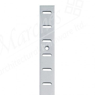 Flat Bookcase Strip 1.83m - Satin Nickel