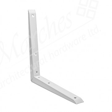 Reinforced Shelf Bracket 200mm x 200mm - White