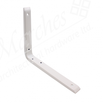 Reinforced Shelf Bracket 300mm x 250mm - White