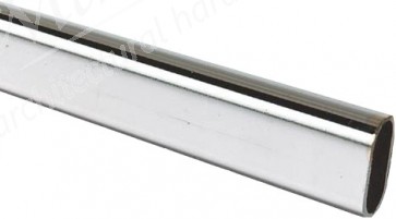 Wardrobe Rail 3m Polished Chrome