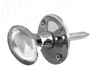 Oval Thumbturn/Rackbolt - Polished Chrome