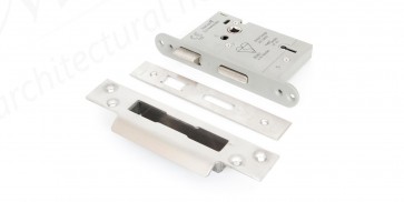 Eurospec British Standard 5 Lever Heavy Duty Sashlock 76mm - Satin Stainless Steel