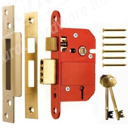 Era British Standard Fortress 5 Lever Sashlock - Brass