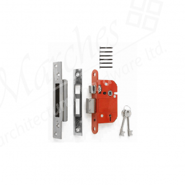 Era Fortress British Standard High Security 5 Lever Sashlock 64mm Keyed Alike - Satin Chrome