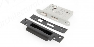Eurospec Heavy Duty British Standard 5 Lever Sashlocks - Black
