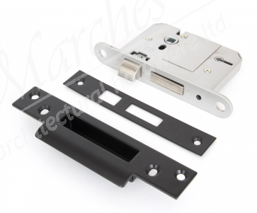 3" British Standard 5 Lever Sashlock KA - Black 