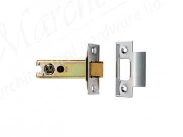 2.5" / 64mm Easi-T Heavy Sprung Tubular Latch Electro Brassed / SSS