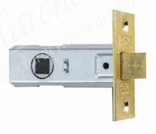 Tubular Mortice Latch 3" - Brass