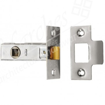 Tubular Mortice Latch 3" - Nickel