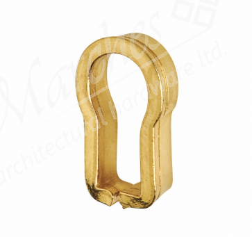 14mm Brass Insert Escutcheon