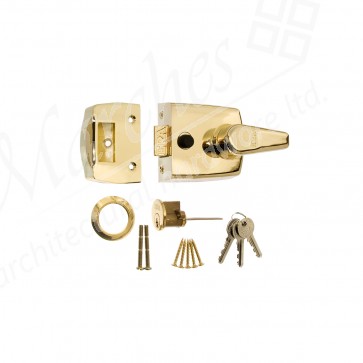 ERA - 60mm Night Latch - Brass Case & Cylinder