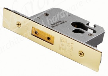 Euro Profile Dead Lock 3" - PVD Brass