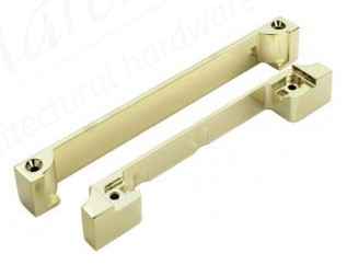 Euro Profile Sashlock Rebate Kit - Electro Brass