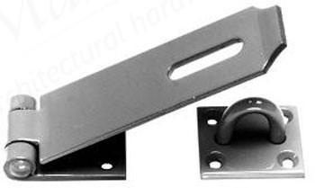 4.5" Black Hasp & Staple