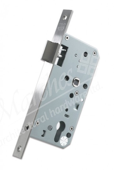 DIN Nightlatch 60mm Backset - Satin Stainless Steel