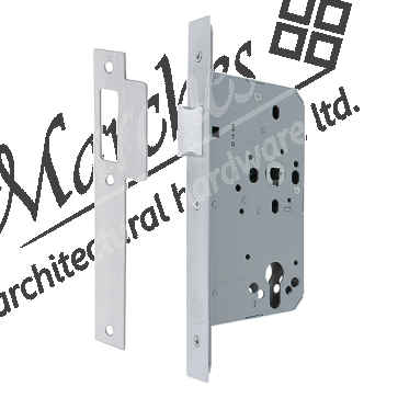 DIN Latch 60mm Backset - Satin Stainless Steel