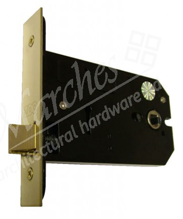 5" Horizontal Latch PVD Brass