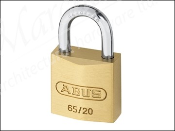 Abus Brass Suitcase Padlock 65 20 Padlocks Hasp Staple Locks Security Marches Architectural Ironmongery