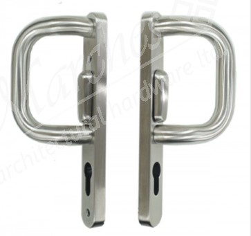 Sliding Door Handle Left Hand - Satin Stainless Steel