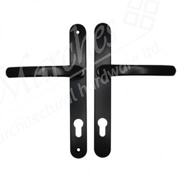 Straight Sprung Espag Handle (92mm Centres) - Black