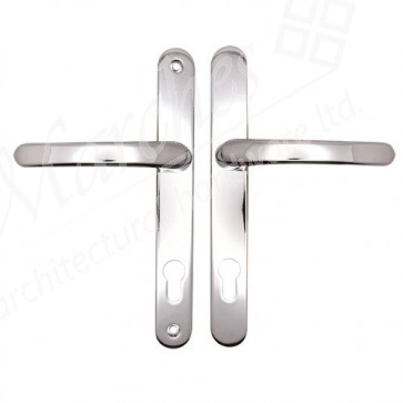 Straight Sprung Espag Handle (92mm Centres) - Polished Chrome