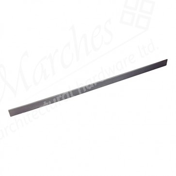 Metal Galvanized Weather Bar 28mm x 4mm x 1m