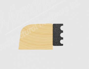 EPDM Dry Glaze 3mm x 15mm x 50m Roll - Black