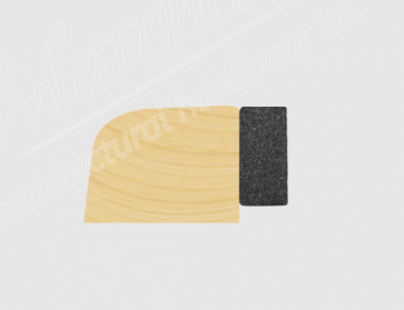 EPDM Dry Glaze 2mm x 8mm x 50m Roll - Black
