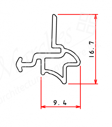 Exitex Replacement Seal for MWK R/2/20 Weatherbars