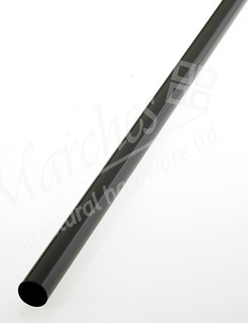 25mm Round Wardrobe Rail Matt Black 2438mm