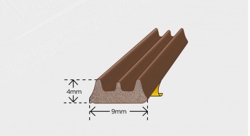 Exitex White E-Strip Draft Seal 5m (1.03.001)