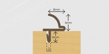 Exitex Slidex Perimeter Seal 3m - Brown