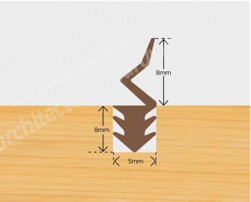 Exitex JSIF Instafit Seal 150m Roll - Brown