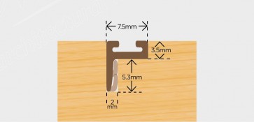 Exitex Pile Carrier (ONLY) Offset Leg 2.2m - Brown