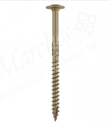 Timber Screws - TX - Wafer - Exterior - Green - Various Sizes