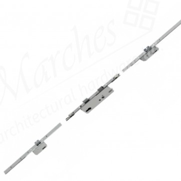 Winkhaus Croppable (1300-2240mm) Thunderbolt (Size 2) 20mm Square End Espag Lock - 45mm bset