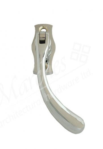  Lockable Espagnolette Handle RH Polished Chrome 