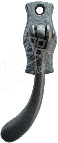 Kirkpatrick Espag Peardrop Locking Handle LH - Pewter