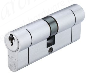 30/40 Euro Cylinder Keyed Alike - Satin Chrome