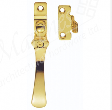 Carlisle Wedge Locking Casement Window Fastener Polished Brass 