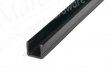 Centor E3/E2 Polypropylene Floor Channel Insert - 21mm x 19mm - Various Lengths - Black 