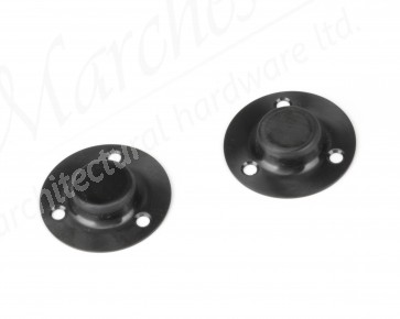 Brio 40mm Ø Panel to Panel Magnetic Catch (Pair) - Black
