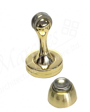 76mm Magnetic Catch for Swing Doors (Set) - Brass