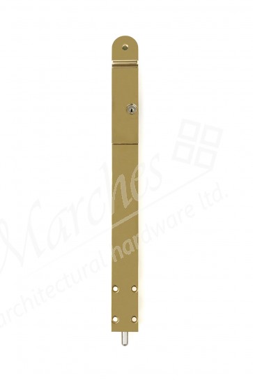 Centor E3 DF Drop Bolt (Outdoors) - Keyed - 400mm - Brass