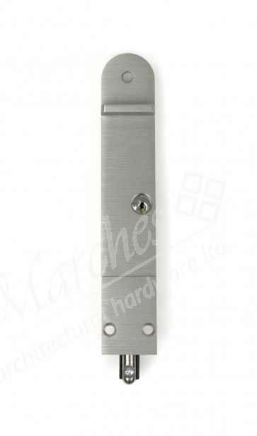 Centor E3 DOc Concealed Drop Bolt for Inward-Opening Doors - Keyed - 200mm - Satin