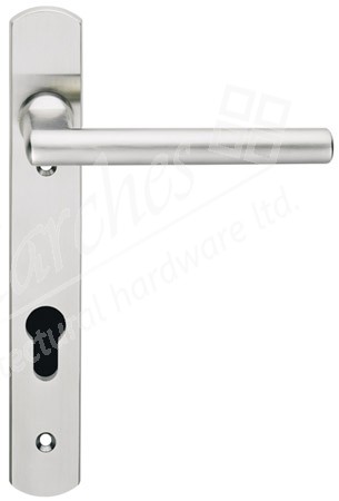 Straight Lever Door Espag Handle 92mm - SSS