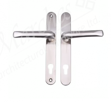 Straight Sprung Espag Handle (92mm Centres) - Brushed SS