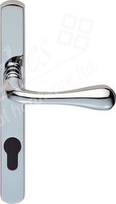 Stella Espag Door Handle (92mm Centres) - Polished Chrome