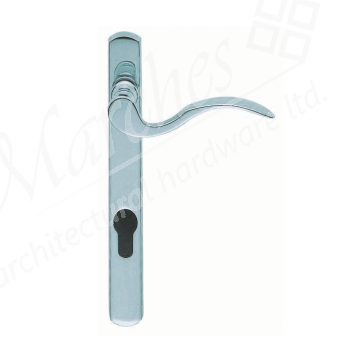 Scroll Euro Espag Handles (92mm Centres) Right Handed - Polished Chrome