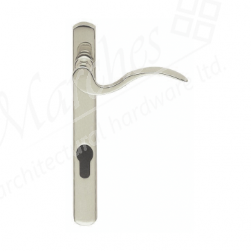 Scroll Euro Espag Handles (92mm Centres) Right Handed - Satin Chrome